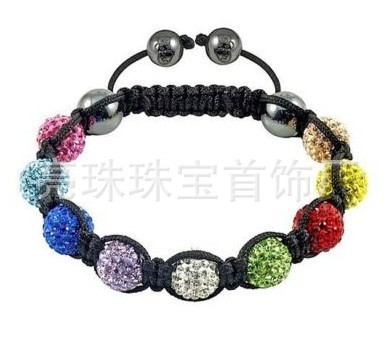 王汉强39 以精细工艺编织香巴拉手链水钻球#38的珠宝传奇